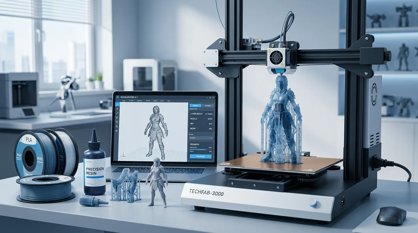 Printing Figurines with a 3D Printer
