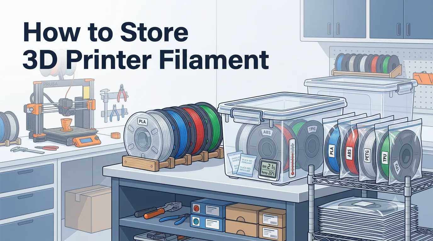 How to Store 3D Printer Filament
